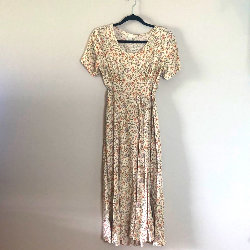 Floral midi dress